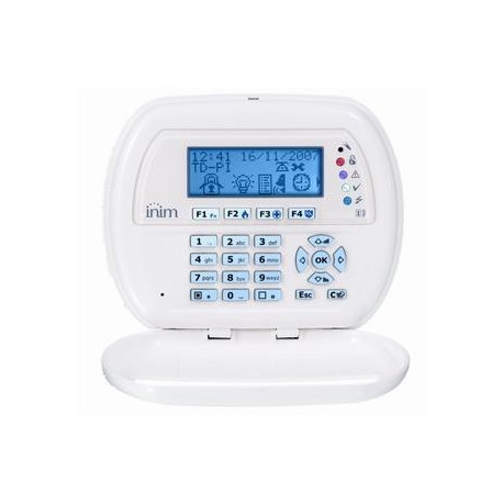 Πληκτρολόγιο συναγερμού Smartliving με φωτιζόμενη LCD οθόνη γραφικών και interface με εικόνες και κείμενο.
